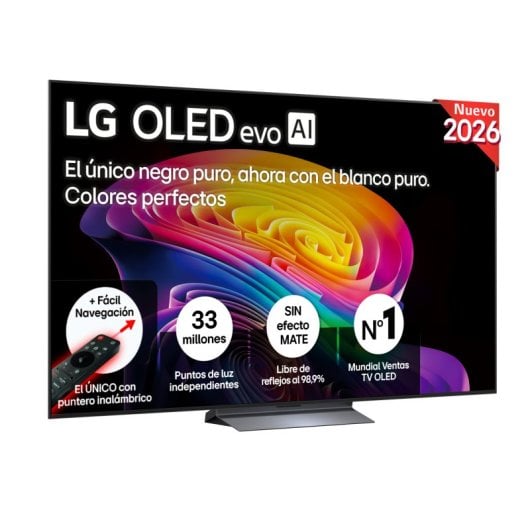TV LG OLED evo AI OLED77C64LA 77" 4K UltraHD 120Hz Smart TV WebOS HDR10 Dolby Vision Gaming