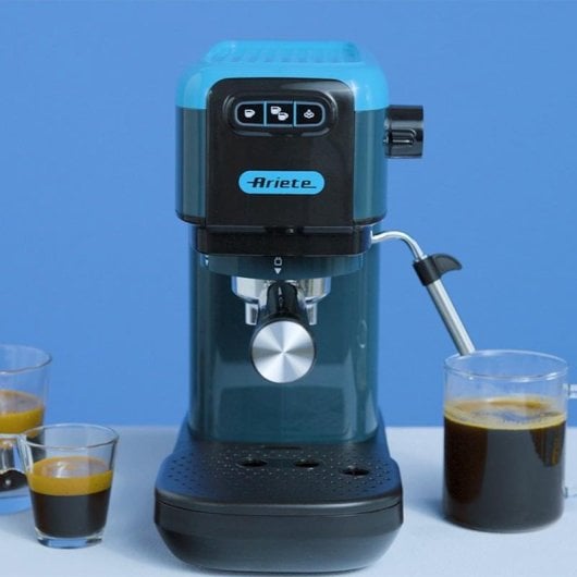 Cafetera Espresso Ariete 1399/18 1,1 L 15 Bares Azul con espumador de leche
