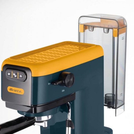 Cafetera Espresso Semi-automática Ariete 1399/16 1,1 L 15 Bares Amarilla con espumador