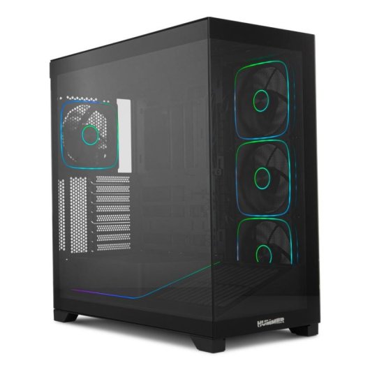 Caja PC NOX Hummer BLADE Semitorre ATX ARGB Negro Vidrio Templado
