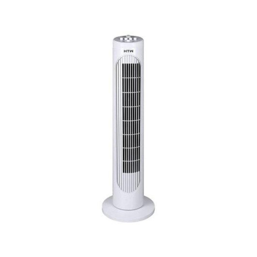 Turmventilator HTW 50W 3 Stufen Oszillation Timer Kompakt Weiß