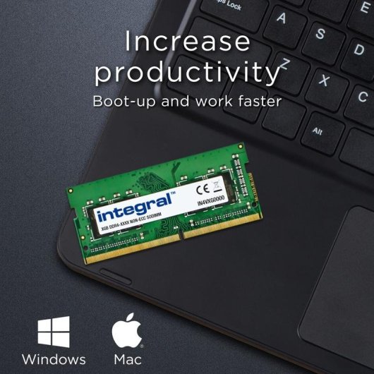 Memoria RAM Integral IN4V8GNELSX 8GB 1x8GB DDR4 2666MHz CL19 260-pin SO-DIMM