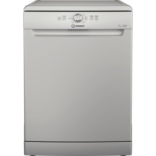 Lavastoviglie Indesit D2F HK26 S 14 Coperti E con 6 Programmi e Pannello Silver