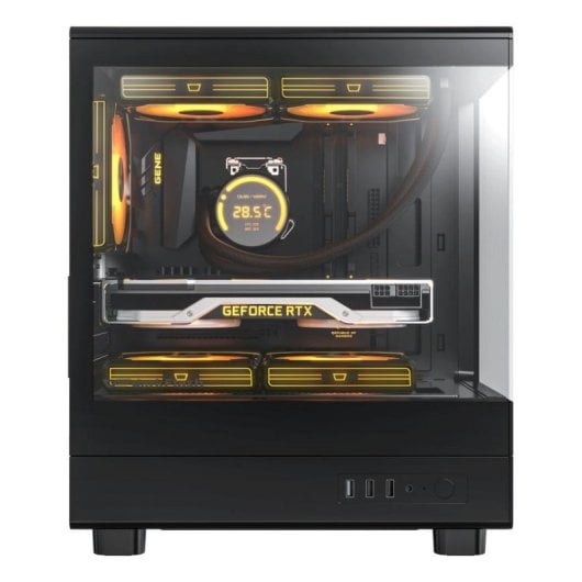 Caixa PC darkFlash DB330M Preta Vidro Temperado ITX micro ATX