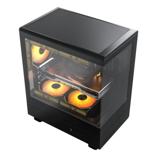 Caixa PC darkFlash DB330M Preta Vidro Temperado ITX micro ATX