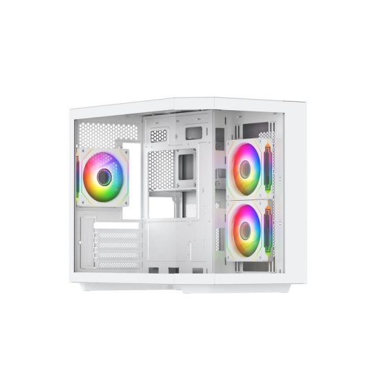 Caja PC VIDA EDGE MINI MATX ARGB Blanco Cubo micro ATX ITX