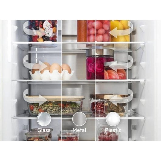 Frigorífico Combi AEG TCTCS191ES Total No Frost 188 cm 269 L E Branco