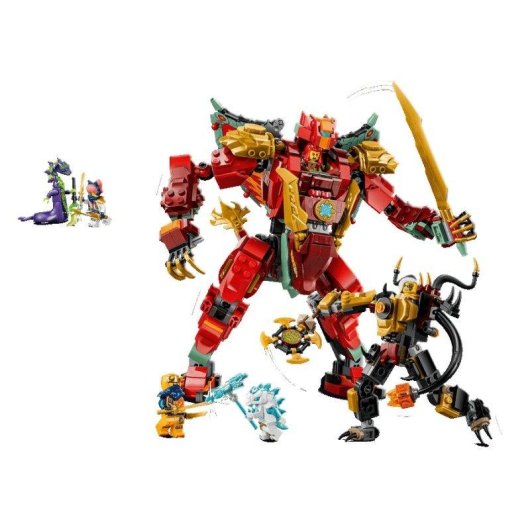 LEGO NINJAGO Meca Dragón Transformable de Wyldfyre 71868 821 Teile