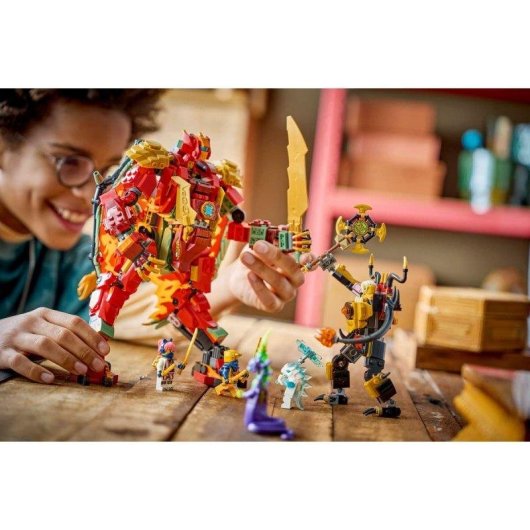 LEGO NINJAGO Meca Dragón Transformable de Wyldfyre 71868 821 Teile