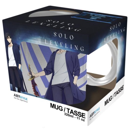 Taza ABYSTYLE Solo Leveling Jinwoo & Igris 320 ml Cerámica Multicolor