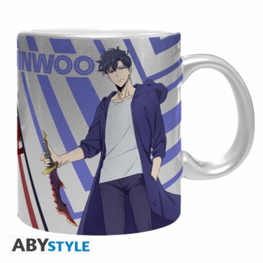 Taza ABYSTYLE Solo Leveling Jinwoo & Igris 320 ml Cerámica Multicolor