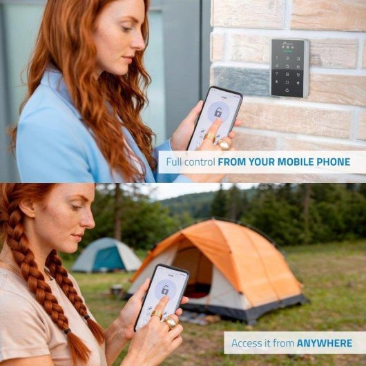 Controle de Acesso Nivian NVS-ACCESS-PIN-RFID-FACE-W Facial Cartão RFID 2.000 Utilizadores Wifi