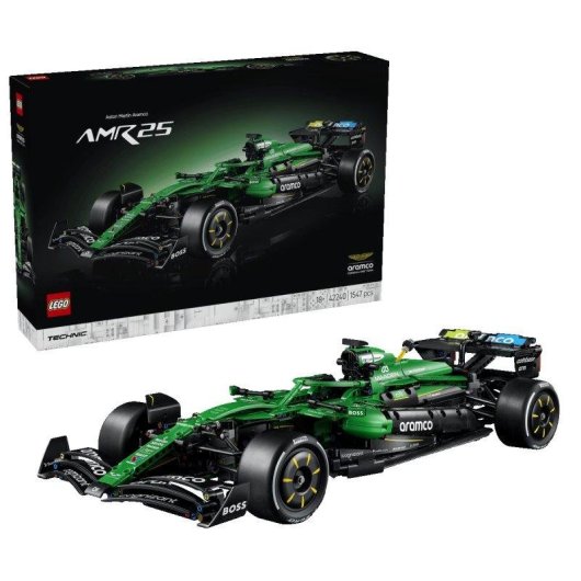 LEGO Technic Aston Martin Aramco AMR25 F1 Car 42240 1547 pièces