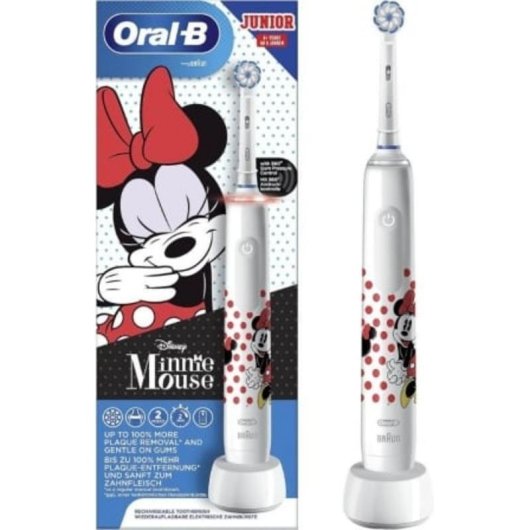 Cepillo de Dientes Oscilante Rotativo Oral-B Junior 2 Modos 1 Cabezal Sensor de Presión Temporizador