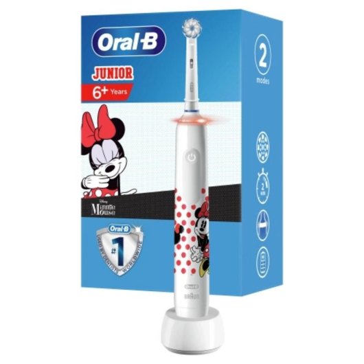 Cepillo de Dientes Oscilante Rotativo Oral-B Junior 2 Modos 1 Cabezal Sensor de Presión Temporizador