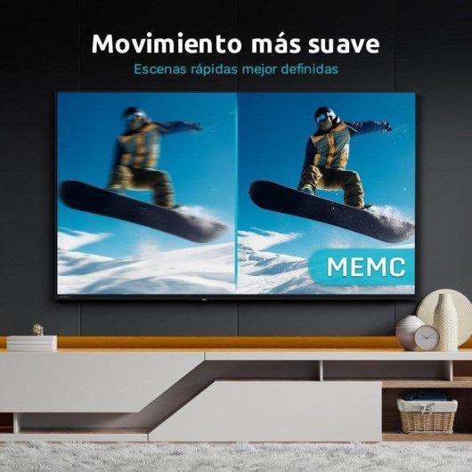 Nilait Luxe 50UD8004SWOS 50" QLED UHD 4K Smart TV WEBOS+Nilait Harmony Sound bar Barra de sonido 2.0 60W blanca