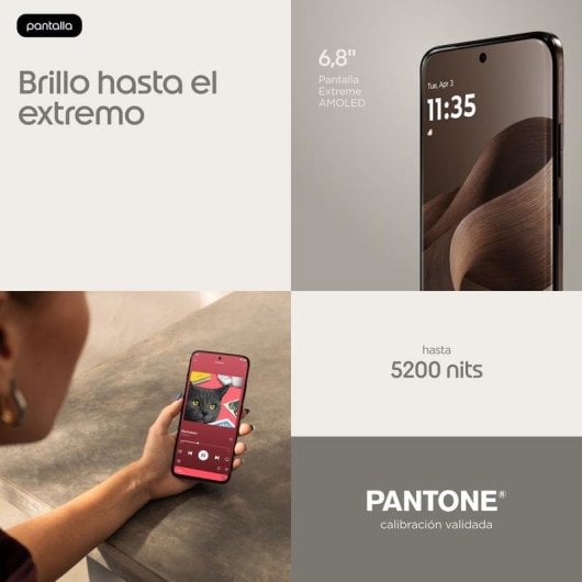 Motorola Edge 70 Pro 5G 12GB 6.78" 512GB Holz Dreifachkamera