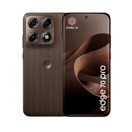Motorola Edge 70 Pro 5G 12GB 6.78" 512GB Holz Dreifachkamera