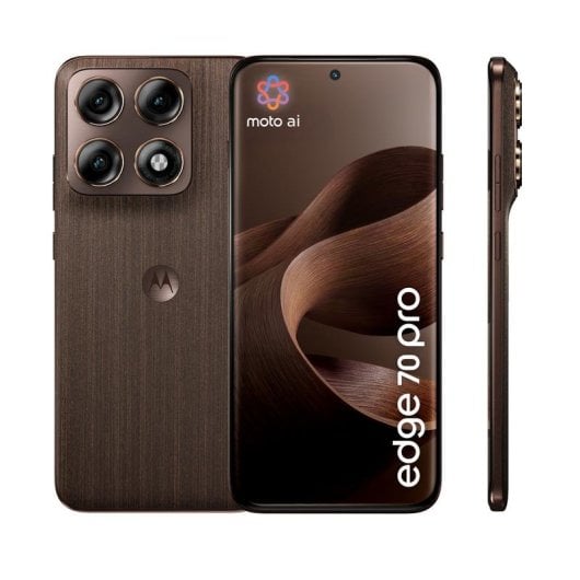 Motorola Edge 70 Pro 5G 12GB 6.78" 512GB Holz Dreifachkamera