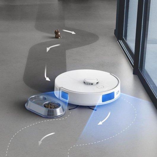 Robot Aspirador Rowenta X-Plorer RR9197WH Navegación Inteligente 4.000 Pa Wifi Blanco