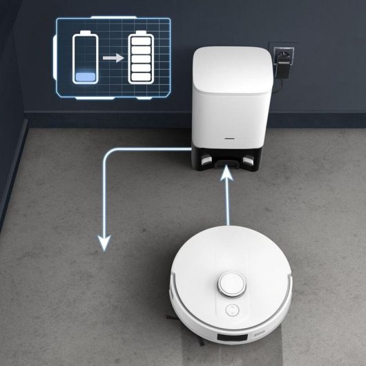 Robot Aspirador Rowenta X-Plorer RR9197WH Navegación Inteligente 4.000 Pa Wifi Blanco