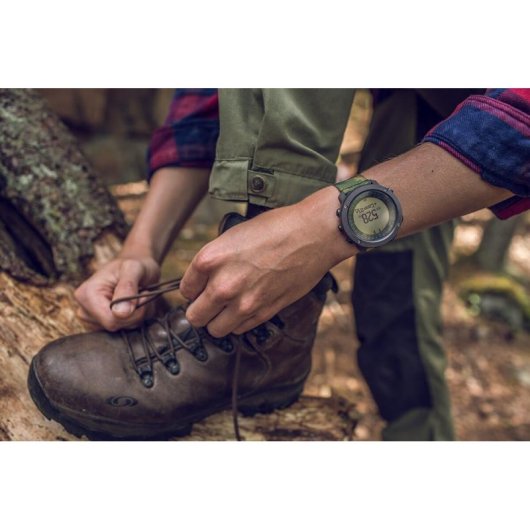 Suunto Traverse Alpha Bluetooth GPS 50mm Camuflaje Correa Textil Resistente al Agua 100m