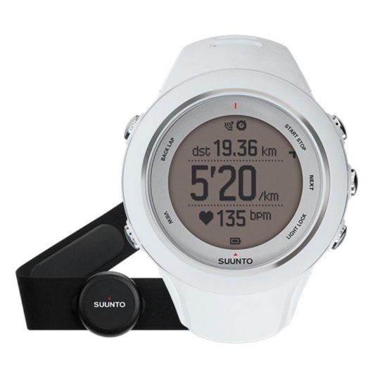 Suunto Ambit3 Bluetooth GPS 50mm Blanco Correa Silicona Resistente al Agua 50m