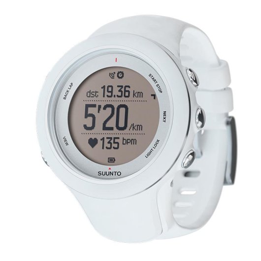 Suunto Ambit3 Bluetooth GPS 50mm Blanco Correa Silicona Resistente al Agua 50m