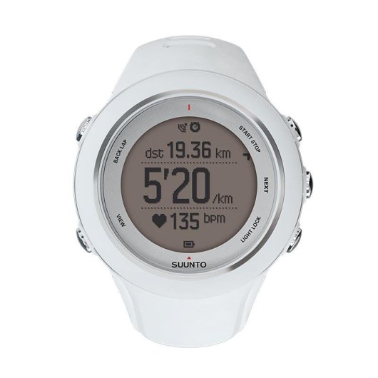 Suunto Ambit3 Bluetooth GPS 50mm Blanco Correa Silicona Resistente al Agua 50m