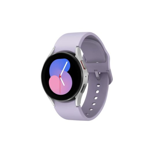 Samsung Galaxy Watch5 4G GPS NFC 40mm Plata Correa Púrpura IP68 SpO2 Pulsómetro