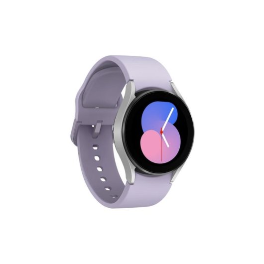 Samsung Galaxy Watch5 4G GPS NFC 40mm Plata Correa Púrpura IP68 SpO2 Pulsómetro