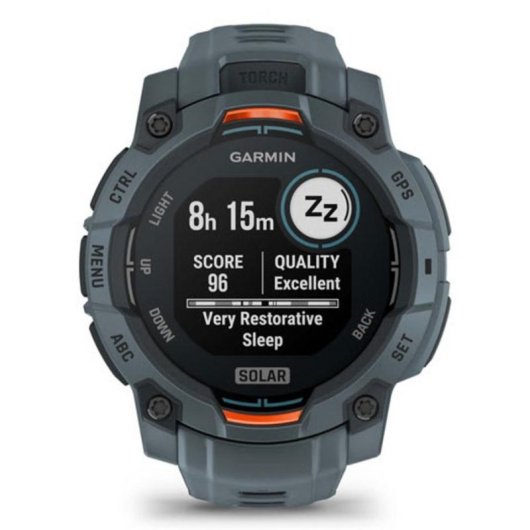 Garmin Instinct 3 Bluetooth GPS 45mm Titane Gris Taille Unique Étanche 10ATM