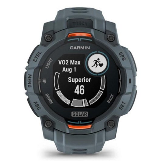 Garmin Instinct 3 Bluetooth GPS 45mm Titane Gris Taille Unique Étanche 10ATM