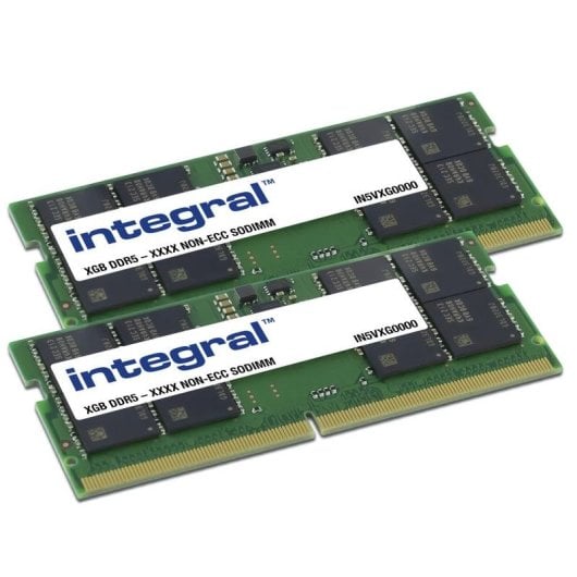 Memoria RAM Integral IN5V16GNHRBXK2 32GB 2x16GB DDR5 4800MHz CL40 SO-DIMM