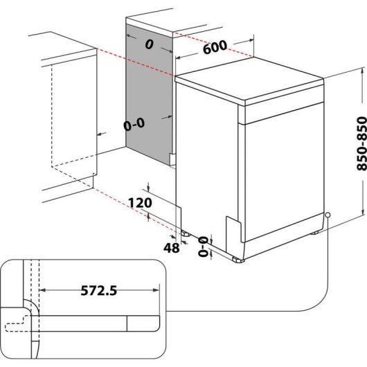 Lave-vaisselle Hotpoint HA6FA14BN7A0X 14 services A inox avec écran