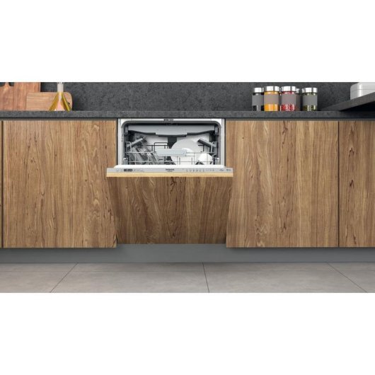 Geschirrspüler Hotpoint HI 5030 WEF 14 Maßgedecke Klasse D automatische Türöffnung