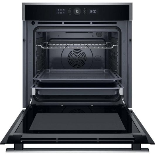 Horno Multifunción Whirlpool WOI4S8CM1SXA 73L 60cm Catalítico A+ Vapor Grill Negro Inox