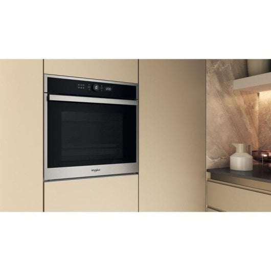Horno Multifunción Whirlpool WOI4S8CM1SXA 73L 60cm Catalítico A+ Vapor Grill Negro Inox