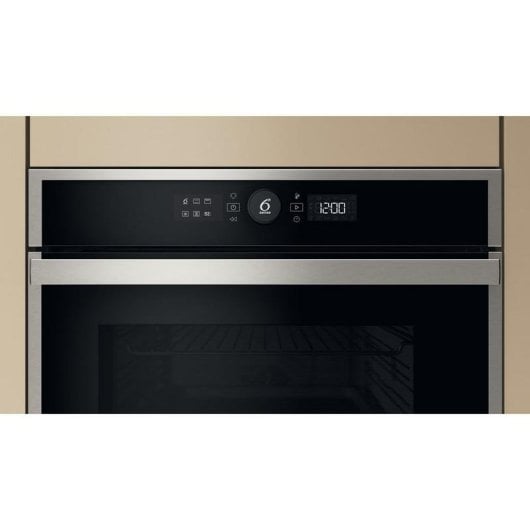 Horno Multifunción Whirlpool WOI4S8CM1SXA 73L 60cm Catalítico A+ Vapor Grill Negro Inox