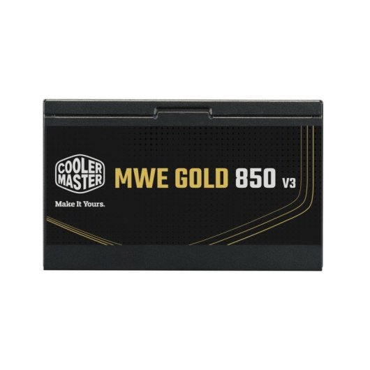 Fonte de Alimentação Cooler Master MWE Gold 850 V3 850W Certificação 80 PLUS Gold ativa