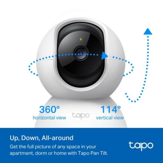 Cámara IP TP-Link Tapo C200P2 FullHD Visión Nocturna Interior Audio Bidireccional