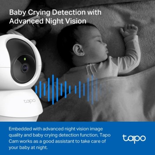Cámara IP TP-Link Tapo C200P2 FullHD Visión Nocturna Interior Audio Bidireccional