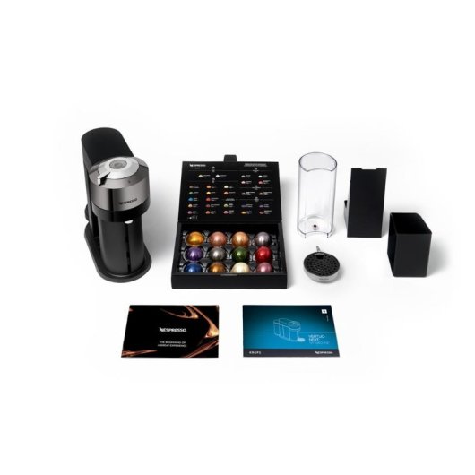 Cafetière à capsules Krups Vertuo Next XN910C 1,1 L 1500 W noire et grise