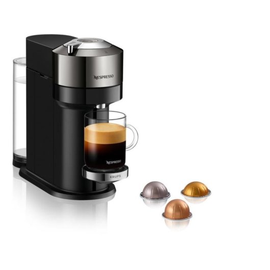 Cafetière à capsules Krups Vertuo Next XN910C 1,1 L 1500 W noire et grise