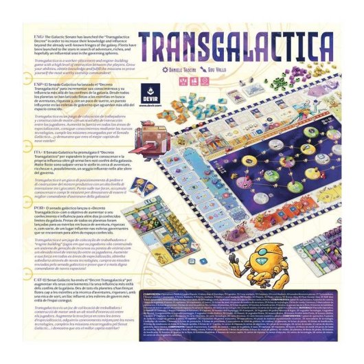 Brettspiel Transgalactica Devir