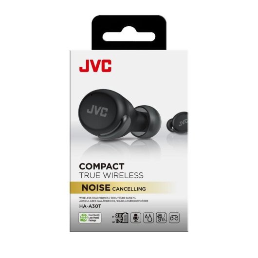 Auricolari JVC HA-A30T wireless Bluetooth TWS per chiamate e musica neri