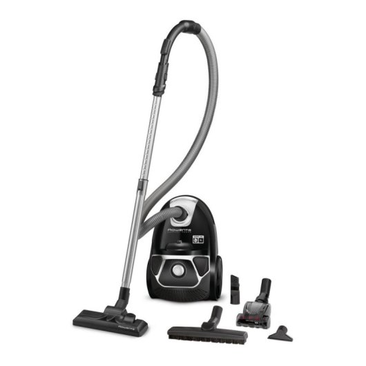 Staubsauger mit Beutel Rowenta Compact Power RO3985 750W Hygiene-Filter 3L Schwarz