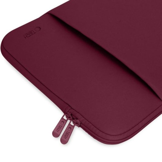 Funda Tech-Protect para portátil 16" roja de neopreno