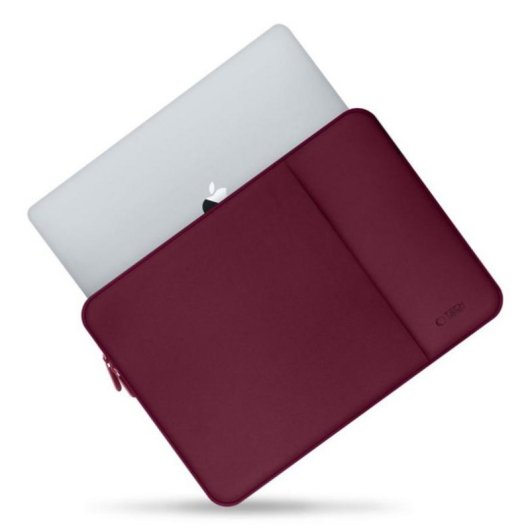 Funda Tech-Protect para portátil 16" roja de neopreno