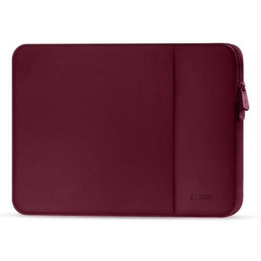 Funda Tech-Protect para portátil 16" roja de neopreno